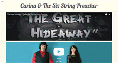 Desktop Screenshot of carinaandthesixstringpreacher.com